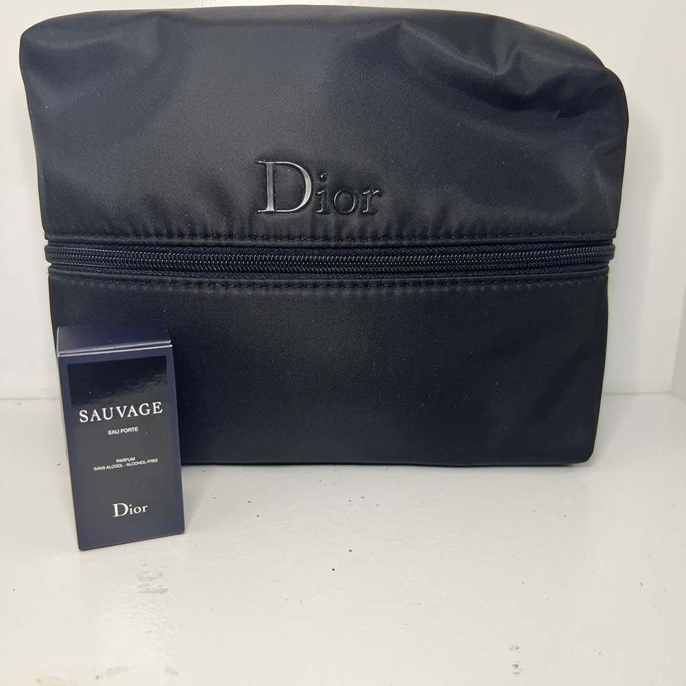 Dior Black Toiletry Bag